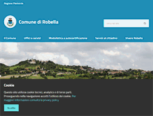 Tablet Screenshot of comune.robella.at.it